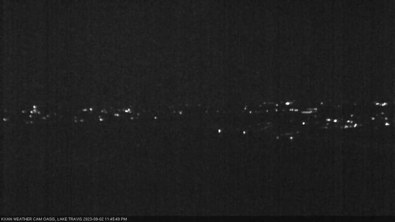 Lake Travis webcam, September 2, 2023 11:45 PM CT