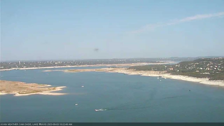 Lake Travis webcam, September 3, 2023 10:25 AM CT