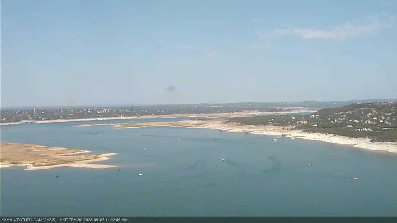 Lake Travis webcam, September 3, 2023 11:25 AM CT