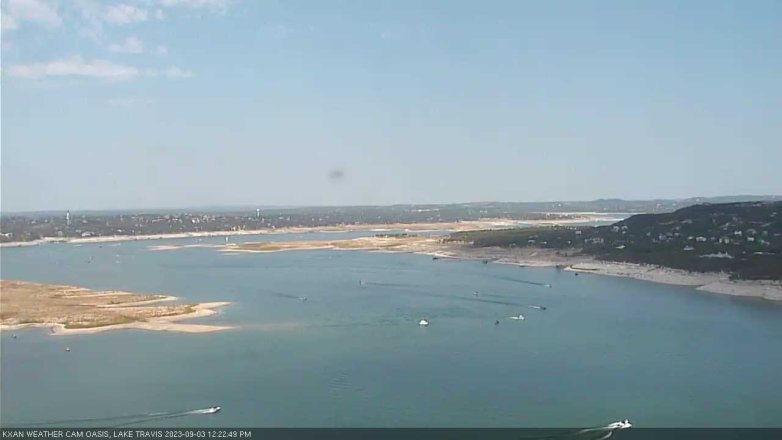 Lake Travis webcam, September 3, 2023 12:25 PM CT