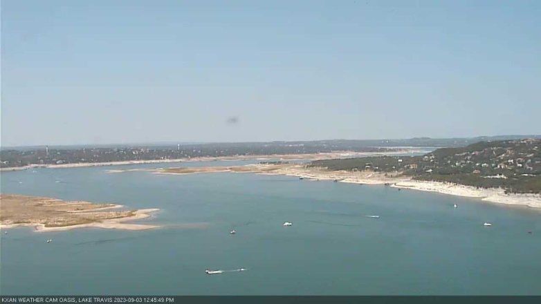 Lake Travis webcam, September 3, 2023 12:45 PM CT