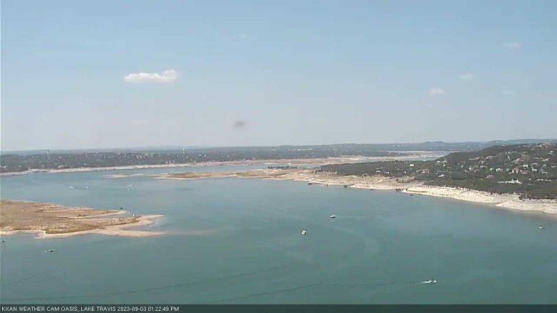 Lake Travis webcam, September 3, 2023 1:25 PM CT