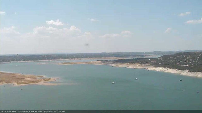 Lake Travis webcam, September 3, 2023 2:25 PM CT
