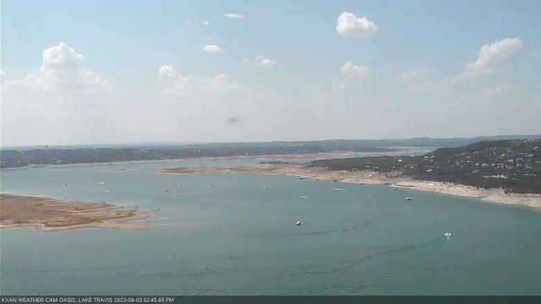 Lake Travis webcam, September 3, 2023 2:45 PM CT