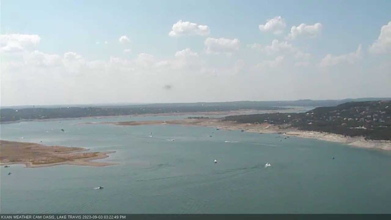 Lake Travis webcam, September 3, 2023 3:25 PM CT