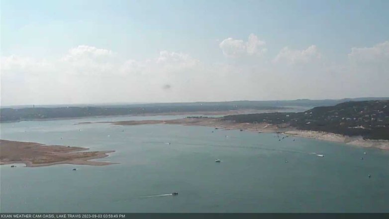 Lake Travis webcam, September 3, 2023 4:00 PM CT