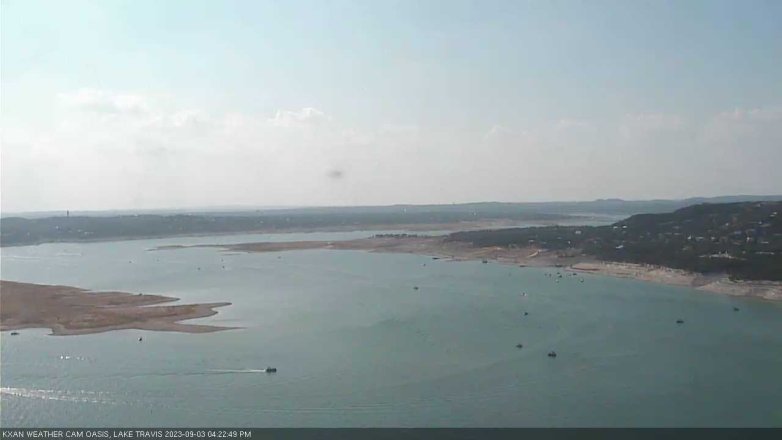 Lake Travis webcam, September 3, 2023 4:25 PM CT