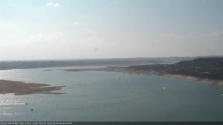 Lake Travis webcam, September 3, 2023 4:45 PM CT