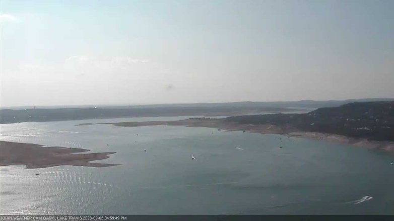 Lake Travis webcam, September 3, 2023 5:00 PM CT