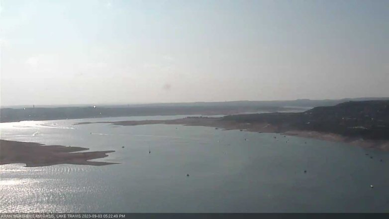 Lake Travis webcam, September 3, 2023 5:25 PM CT
