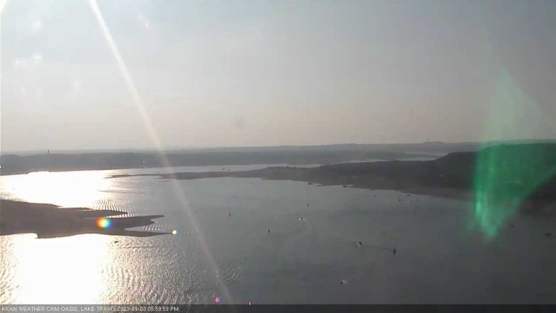 Lake Travis webcam, September 3, 2023 6:00 PM CT