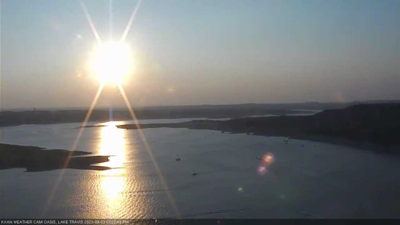 Lake Travis webcam, September 3, 2023 7:25 PM CT