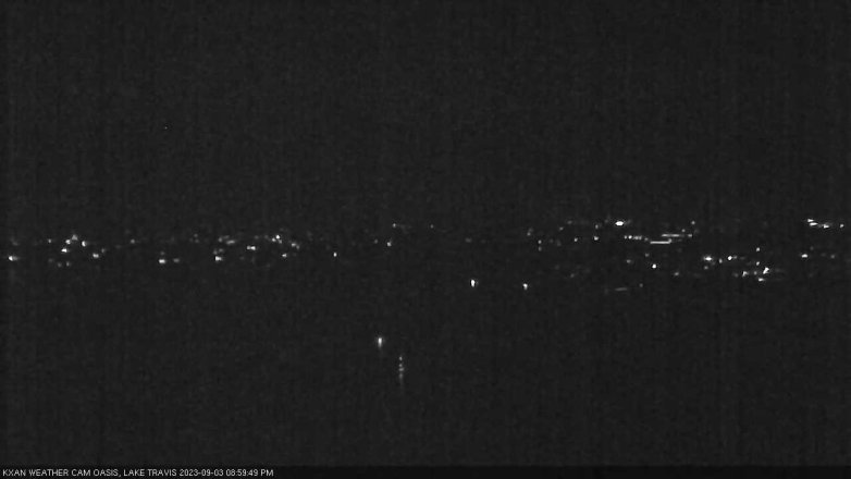 Lake Travis webcam, September 3, 2023 9:00 PM CT