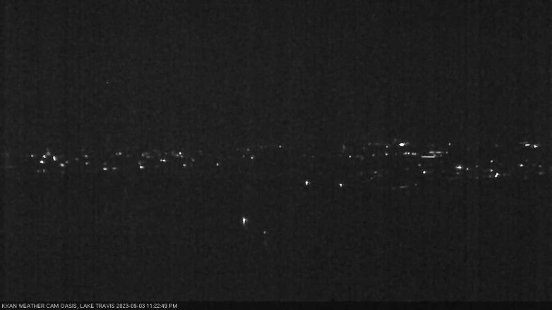 Lake Travis webcam, September 3, 2023 11:25 PM CT