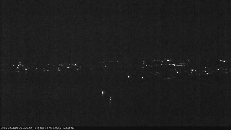 Lake Travis webcam, September 3, 2023 11:45 PM CT