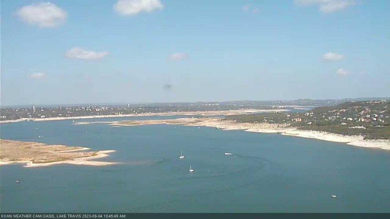 Lake Travis webcam, September 4, 2023 10:45 AM CT