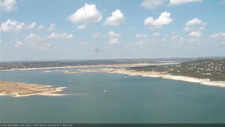 Lake Travis webcam, September 4, 2023 12:00 PM CT