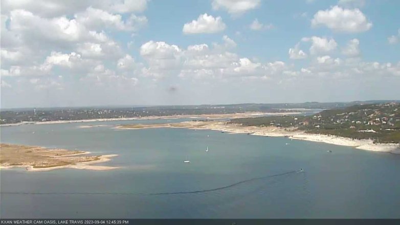 Lake Travis webcam, September 4, 2023 12:45 PM CT