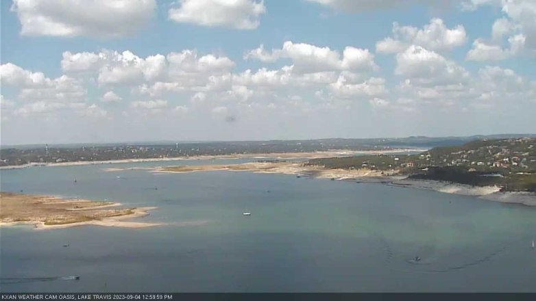 Lake Travis webcam, September 4, 2023 1:00 PM CT