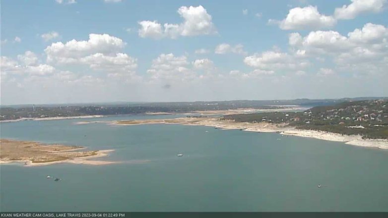Lake Travis webcam, September 4, 2023 1:25 PM CT