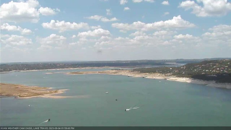 Lake Travis webcam, September 4, 2023 2:00 PM CT