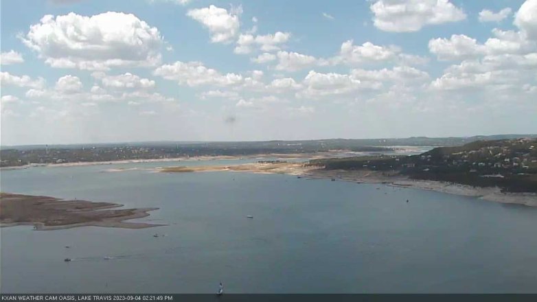Lake Travis webcam, September 4, 2023 2:25 PM CT