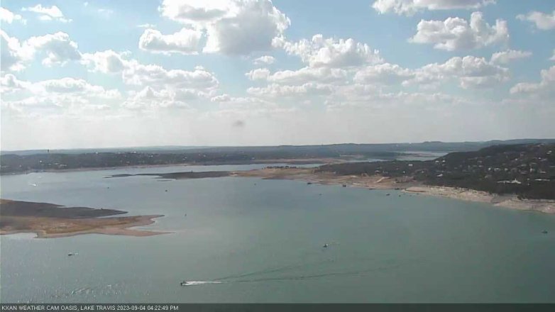 Lake Travis webcam, September 4, 2023 4:25 PM CT