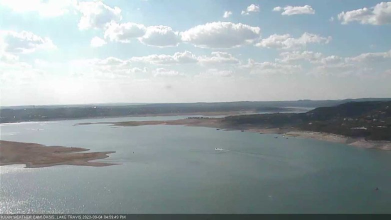 Lake Travis webcam, September 4, 2023 5:00 PM CT