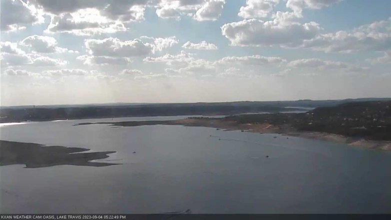 Lake Travis webcam, September 4, 2023 5:25 PM CT