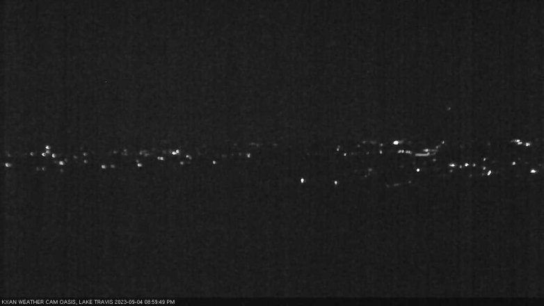 Lake Travis webcam, September 4, 2023 9:00 PM CT
