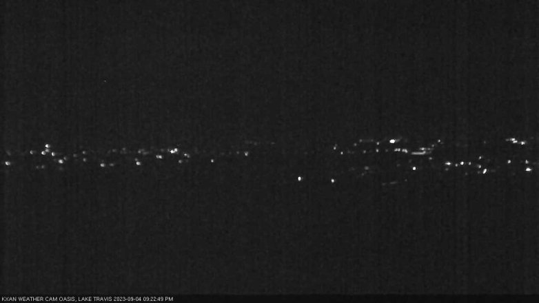 Lake Travis webcam, September 4, 2023 9:25 PM CT