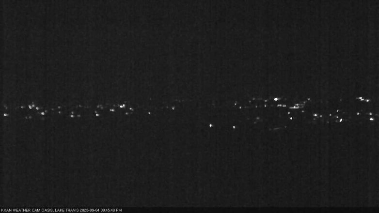 Lake Travis webcam, September 4, 2023 9:45 PM CT