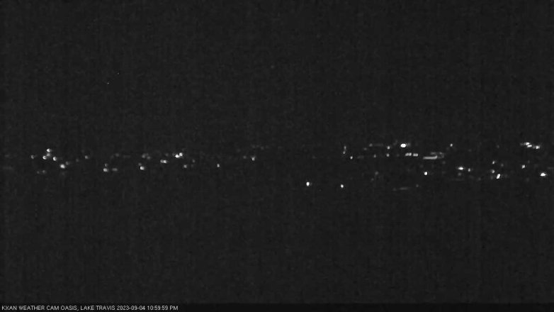 Lake Travis webcam, September 4, 2023 11:00 PM CT