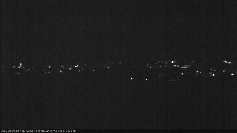 Lake Travis webcam, September 4, 2023 11:45 PM CT