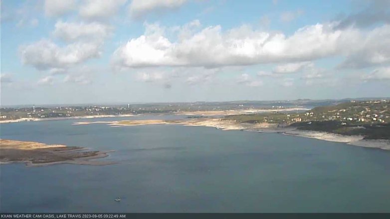 Lake Travis webcam, September 5, 2023 9:25 AM CT