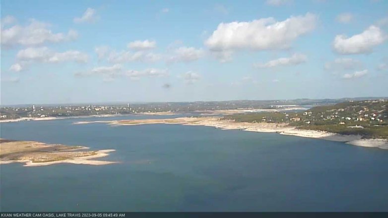Lake Travis webcam, September 5, 2023 9:45 AM CT