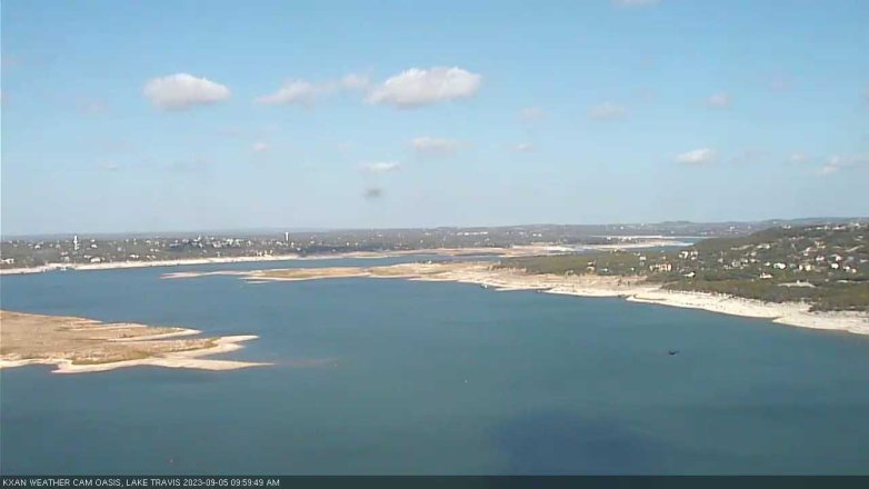 Lake Travis webcam, September 5, 2023 10:00 AM CT