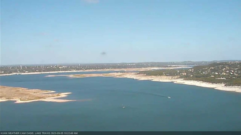 Lake Travis webcam, September 5, 2023 10:25 AM CT