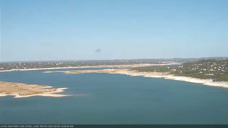 Lake Travis webcam, September 5, 2023 10:45 AM CT