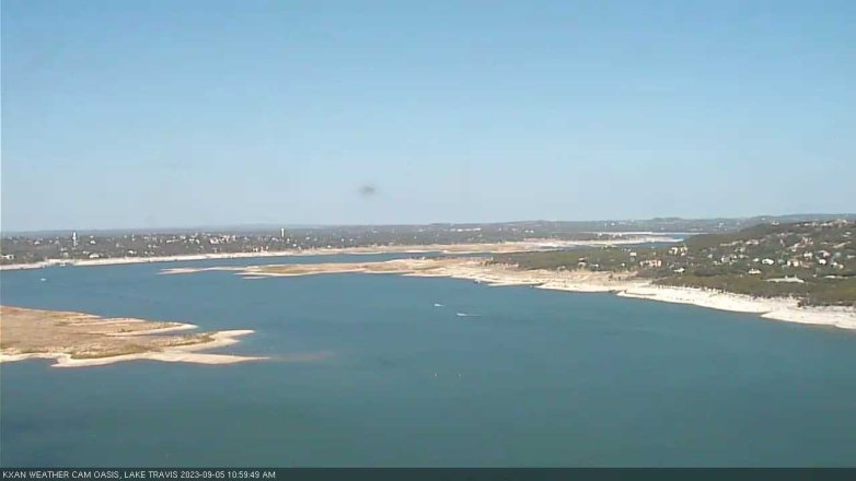Lake Travis webcam, September 5, 2023 11:00 AM CT