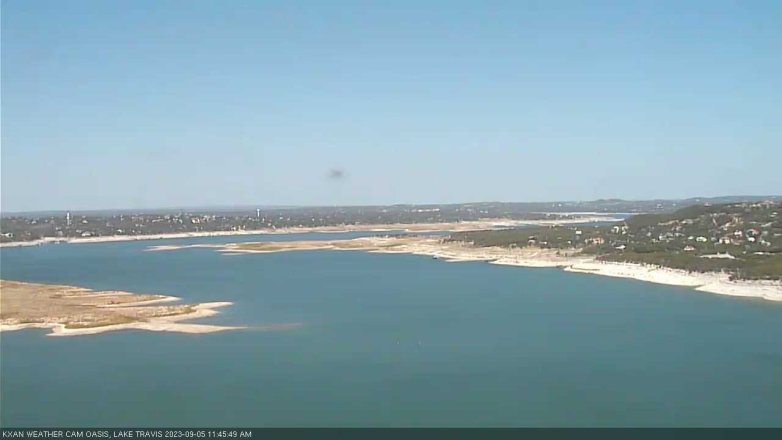 Lake Travis webcam, September 5, 2023 11:45 AM CT