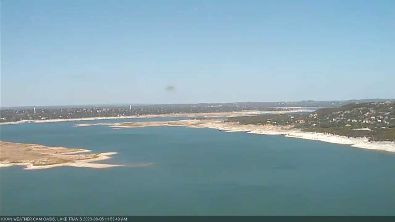 Lake Travis webcam, September 5, 2023 12:00 PM CT