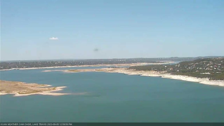 Lake Travis webcam, September 5, 2023 1:00 PM CT