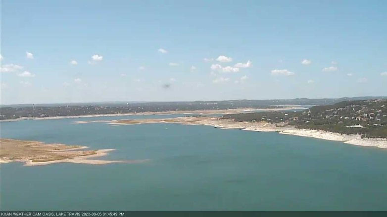 Lake Travis webcam, September 5, 2023 1:45 PM CT