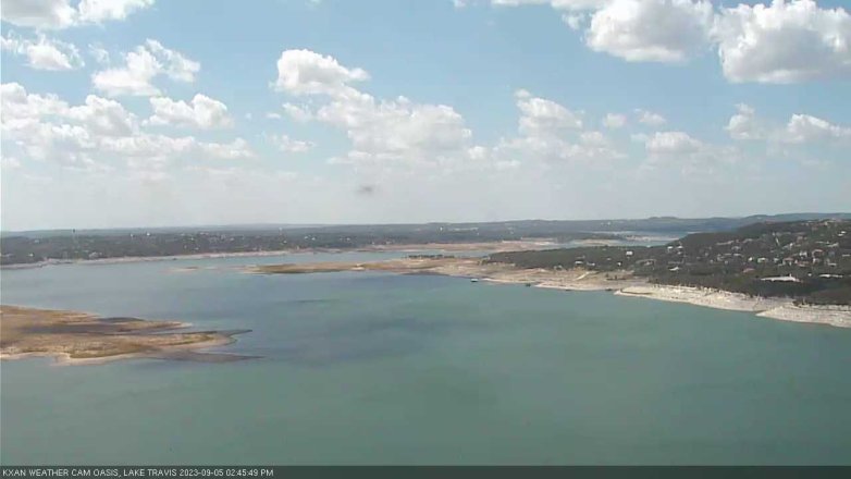 Lake Travis webcam, September 5, 2023 2:45 PM CT