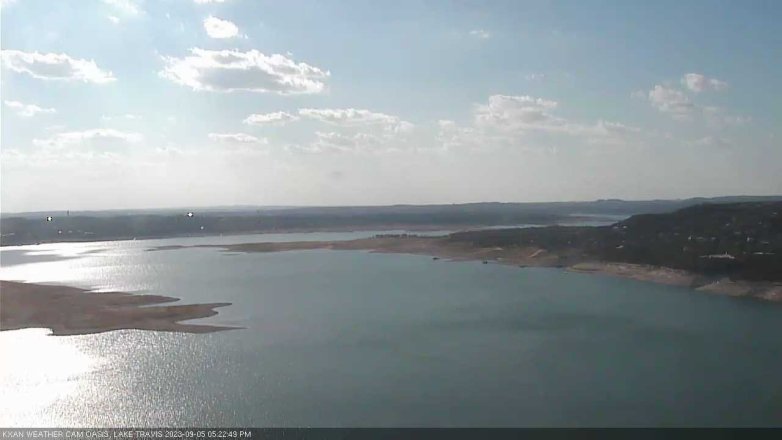 Lake Travis webcam, September 5, 2023 5:25 PM CT