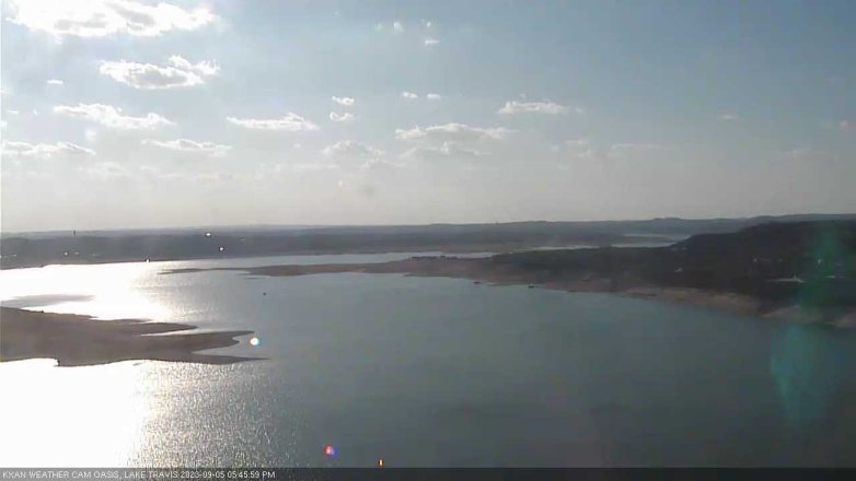 Lake Travis webcam, September 5, 2023 5:45 PM CT
