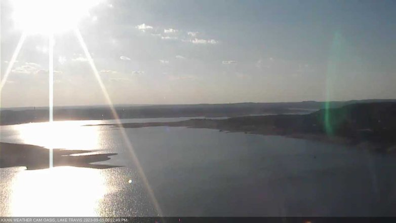 Lake Travis webcam, September 5, 2023 6:25 PM CT