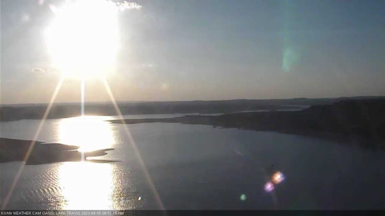 Lake Travis webcam, September 5, 2023 7:00 PM CT
