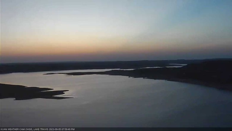 Lake Travis webcam, September 5, 2023 8:00 PM CT